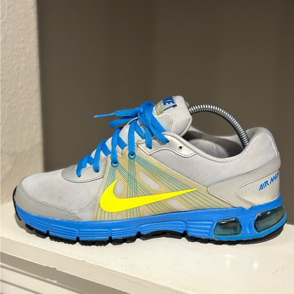 Nike Max Run Lite 3 Running Shoes 488167-006 Womens Size 10 Aqua Yellow Grey - Picture 6 of 10